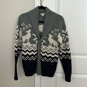 Merona Nordic Animal Knit Winter Cardigan